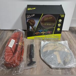 LVL UP Basketball Youth 3-Point Training Set - New In Box